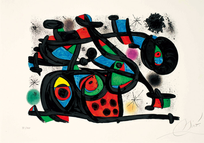  胡安·米罗 Joan Miró ——活泼的